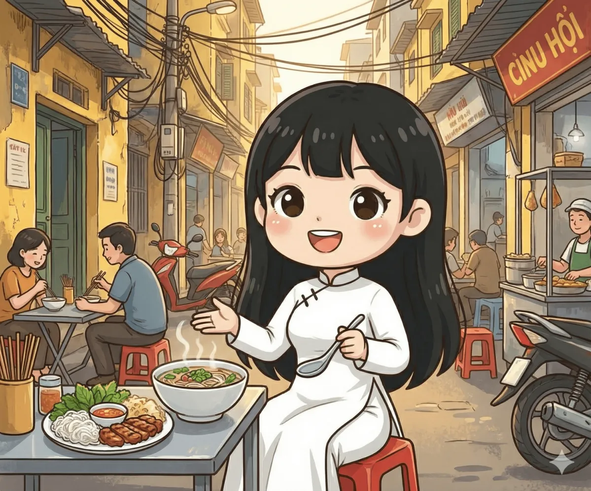 河內在地導遊帶您深入巷弄品嚐道地河粉與路邊攤美食,體驗越南特有塑膠椅飲食文化。