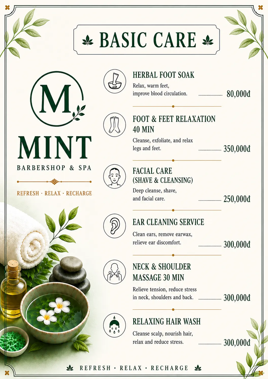 Mint Barbershop & Spa - 帝王洗头 - 이발소 店內環境 9